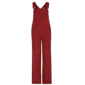 Chloe - Burgundy Cheer Panel Jumpsuit - FR 36
